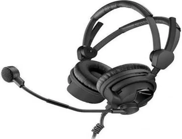 Alt view image 4 of 9 - Sennheiser HMD 26-600-II-XQ On-Ear Stereo Broadcast Headset
