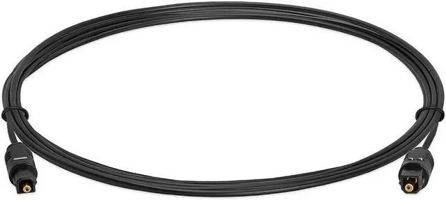 Alt view image 2 of 4 - Cmple - Optical Audio Cable 6ft - Slim Fiber Optic Cable Ultra-Thin Gold Plated Toslink Cable Digital S/PDIF Audio For Soundbar Av Receivers, TV Sound Bar, Game Console Slim Optical cord