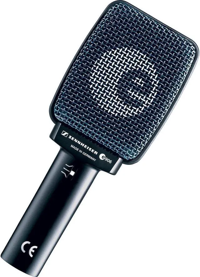 Alt view image 3 of 20 - Sennheiser e906 Supercardioid Dynamic Guitar Cab Microphone Mic NEW