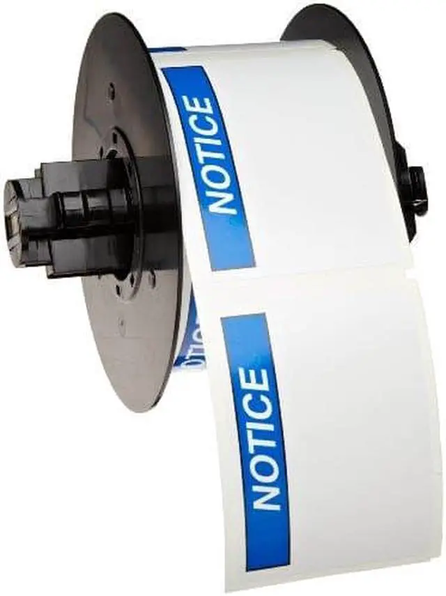 Alt view image 3 of 4 - BRADY B30-25-595-ANSINO Label, Blue/White, Labels/Roll: 175