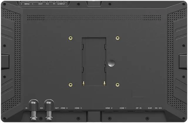 Alt view image 5 of 7 - Lilliput 12.5 inch Monitor 4K 3840x2160 HDMI Quad View 3G-SDI input for Camera Top DSLR Field Display
