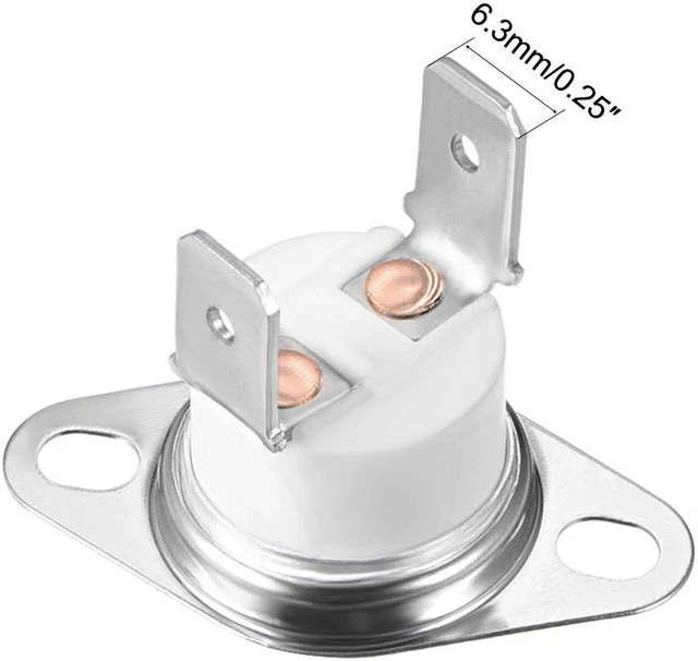 Alt view image 5 of 6 - KSD301 Thermostat, Temperature Control Switch 170°C 10A Normally Closed N.C 2pcs