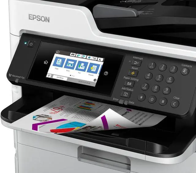Alt view image 2 of 2 - Epson WorkForce Pro WF-C5890 Wireless Inkjet Multifunction Printer - Color