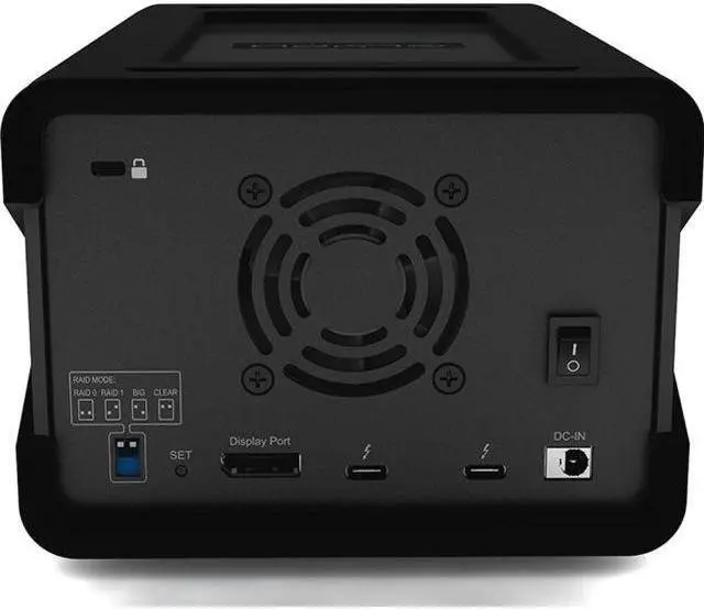 Alt view image 2 of 10 - Glyph, 24TB Blackbox PRO RAID w/Hub, Enterprise Class, Thunderbolt 3