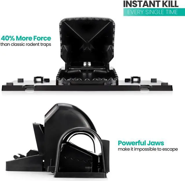 Alt view image 4 of 7 - eXuby Pet-Safe Mouse Trap w/ Tunnel Design (8 Pack) – Dual Entry for Better Capture Rate - Prevents Accidental Triggering - Avoid Finger Snapping - Setup in Seconds - Wash & Reuse - No Harmful Poison