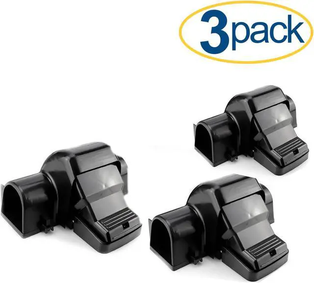 Main image of eXuby Pet-Safe Mouse Trap w/ Tunnel Design (3 Pack) – Dual Entry for Better Capture Rate - Prevents Accidental Triggering - Avoid Finger Snapping - Setup in Seconds - Wash & Reuse - No Harmful Poison