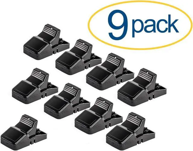 Alt view image 7 of 7 - Large Powerful Rat Traps (9 Pack) - Kills Instantly with Powerful Steel Spring - Setup in Seconds - Wash & Reuse Over & Over - Hands Free Disposal - Rat Control without Harmful Poisons or Chemicals