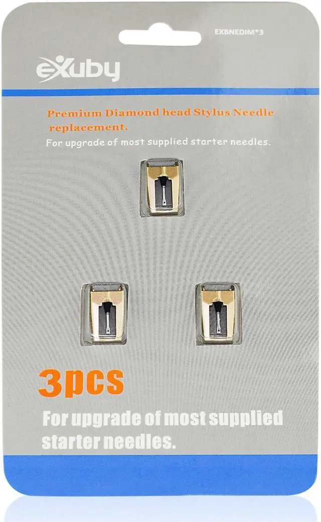 Alt view image 7 of 7 - Record Player Needle W/ Diamond Tip - 3-pack - Treat Your Ears to Superior Sound Quality - Protect Your Timeless Records - 1000 Hour Life Span Saves You Money - Turntable Needle Installs in Seconds