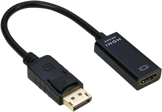 Alt view image 7 of 7 - 4K Displayport to HDMI Adapter Cable (3Pack),iXever DP Display Port to HDMI Male to Female Converter Adapter Gold-Plated Cord Compatible for Lenovo Dell HP