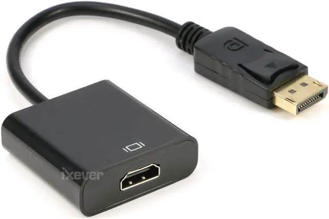 Alt view image 5 of 6 - DisplayPort to HDMI Adapter 1080P, IXEVER DP DisplayPort Male to HDMI Female Converter Adaptor, Gold Plated, for HDTV, Monitor, Projectors