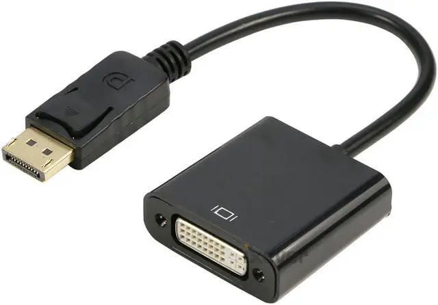 Alt view image 4 of 7 - DP DisplayPort to DVI Adapter (3Pack), iXever Gold Plated DP Display Port to DVI DVI-I Female Video Adapter 1080p, Compatible with Computer, Desktop, Laptop, PC, Monitor, Projector, HDTV - Black