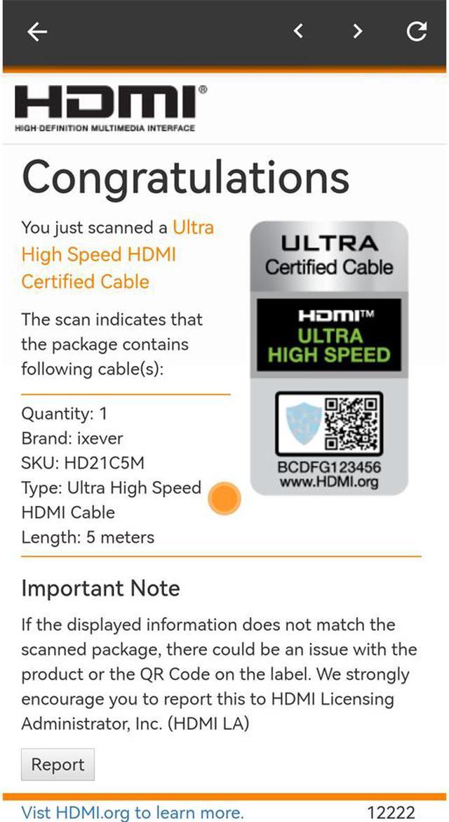 8K HDMI 2.1 Cable 15ft/5M [Certified], iXever Ultra Speed Long HDMI Cable  48Gbps 8K@60Hz, 4K@120Hz, 2K@144Hz, eARC,HDCP 2.2&2.3,HDR Dolby for