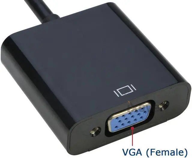 Alt view image 6 of 7 - Mini DisplayPort to VGA Adapter, iXever Mini DP Display Port to VGA Converter Adapter (Thunderbolt 2 Compatible), For MacBook Air/Pro, Surface Pro/Dock, Monitor, Projector