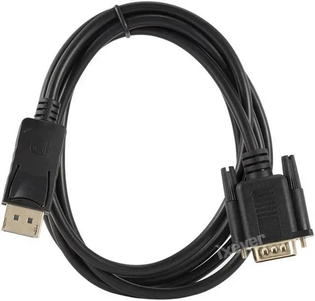 Alt view image 4 of 7 - DP DisplayPort to VGA Cable 6ft 1080p, iXever DP Display Port to VGA Video Converter Adapter Cable Gold Plated For Desktop Laptop to Monitor or Projector with VGA Port