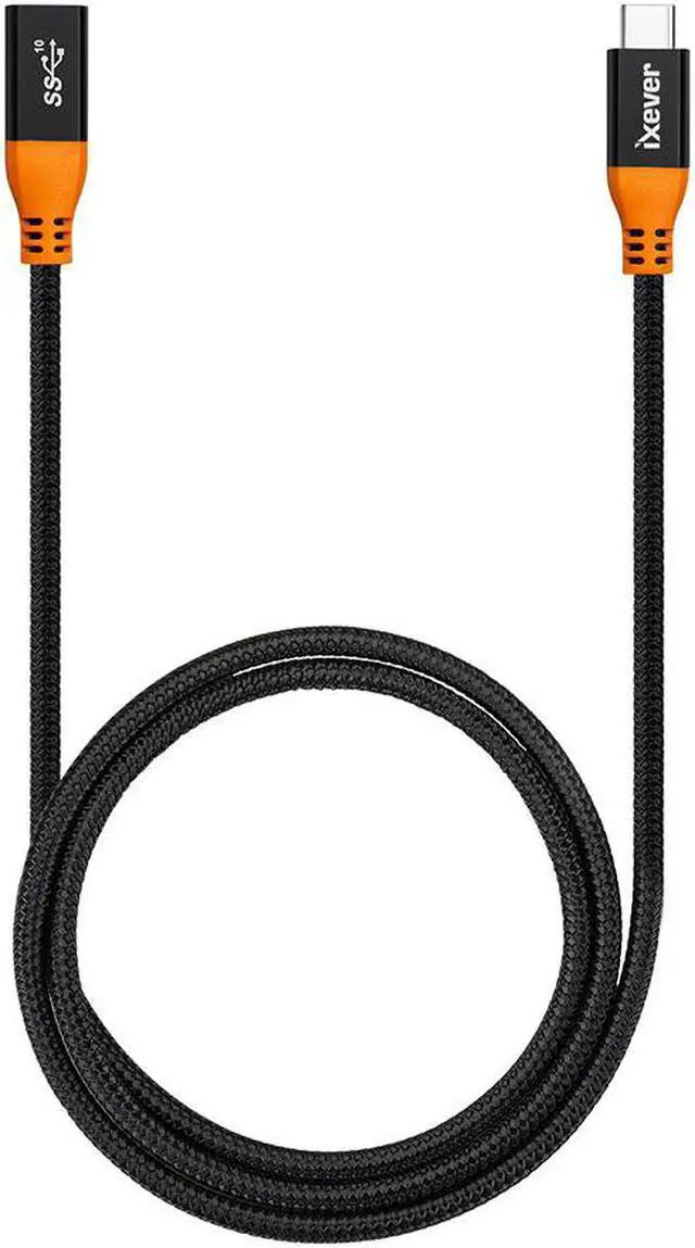 Alt view image 7 of 7 - USB Type C Extension Cable (3.3Ft/1m/10Gbps/100W), iXever USB 3.1 Type C Male to Female Extension Cord Charging & Sync for 2021 MacBook Pro/iPad Mini, M1 Air iPad Pro Dell XPS Surface Book and More