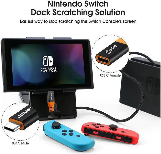 Alt view image 4 of 7 - USB Type C Extension Cable (3.3Ft/1m/10Gbps/100W), iXever USB 3.1 Type C Male to Female Extension Cord Charging & Sync for 2021 MacBook Pro/iPad Mini, M1 Air iPad Pro Dell XPS Surface Book and More