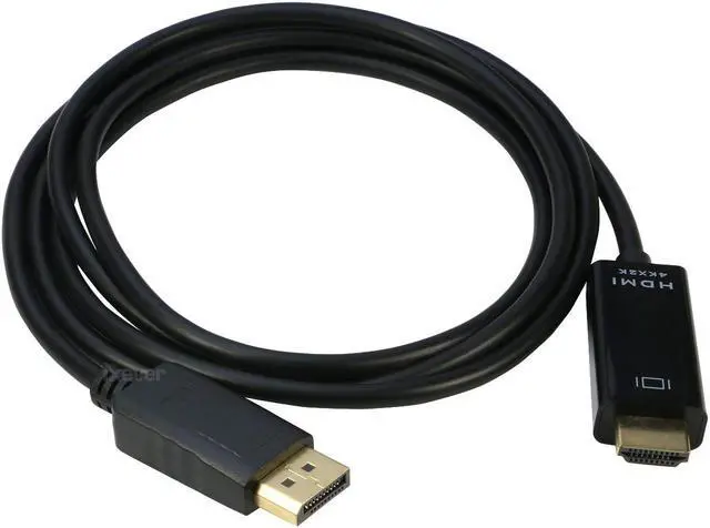 Alt view image 7 of 7 - 4K DisplayPort to HDMI Cable Adapter 6ft, iXever DP (Source) to HDMI (Display) 1.4 Cable (2Pack), 4K@30Hz, 2K@60Hz, 1080P Full HD, for Dell, NVIDIA, AMD, Lenovo, Monitor, Projector, Uni-Directional