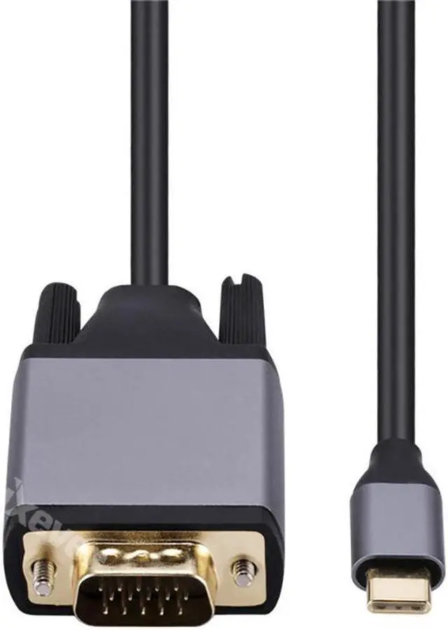 Alt view image 6 of 6 - IXEVER USB C to VGA Cable 6 Feet, USB Type C to VGA Male to Male Adapter Cable Thunderbolt 3 Compatible for iPhone 15 Pro/Max, MacBook Pro/Air, iPad Pro, iMac, S23, XPS 17, Surface Book 3 and More
