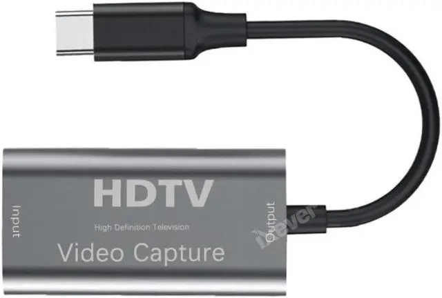 Alt view image 4 of 6 - IXEVER Video Capture Card, Video Recording Card Wonderful 4K HDMI to 1080P USB C for Gaming Streaming TV Recorder, for Windows Mac OS System with USB C Adapter to Adjust PS4, Switch, Xbox1