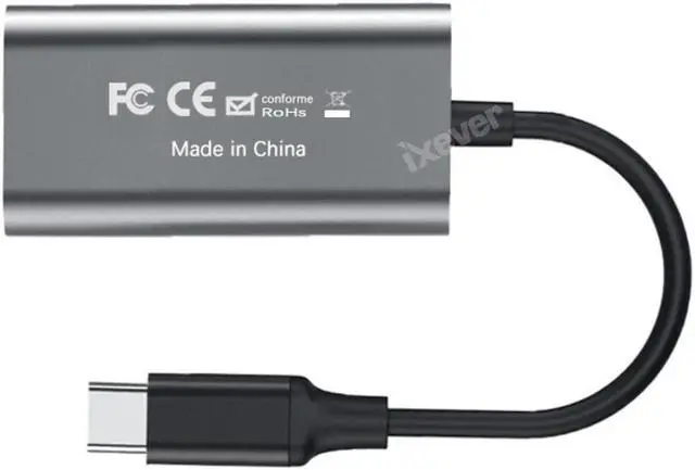 Alt view image 5 of 6 - IXEVER Video Capture Card, Video Recording Card Wonderful 4K HDMI to 1080P USB C for Gaming Streaming TV Recorder, for Windows Mac OS System with USB C Adapter to Adjust PS4, Switch, Xbox1