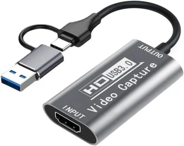 Main image of IXEVER 4K HDMI Capture Card for Streaming, Full HD 1080P 60FPS USB Cam Link Game Audio Video Capture Card for Nintendo Switch/PS5/3ds/Xbox/PS4 to Window Mac OS System OBS Zoom