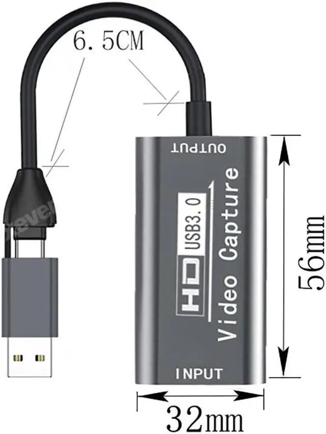 Alt view image 5 of 7 - IXEVER 4K HDMI Capture Card for Streaming, Full HD 1080P 60FPS USB Cam Link Game Audio Video Capture Card for Nintendo Switch/PS5/3ds/Xbox/PS4 to Window Mac OS System OBS Zoom