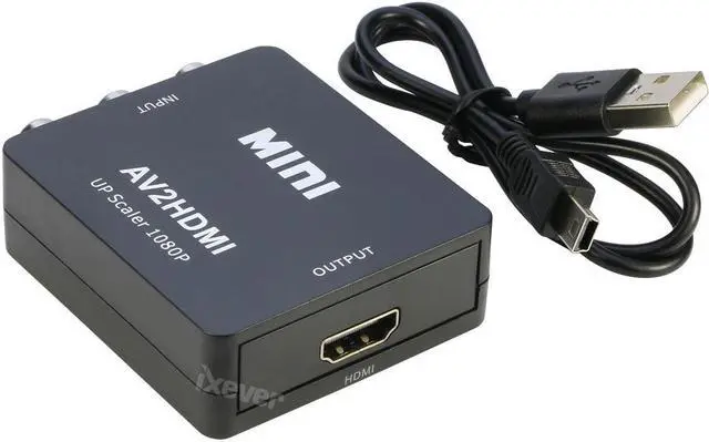 Main image of IXEVER RCA to HDMI,AV to HDMI Converter, 1080P Mini RCA Composite CVBS Video Audio Converter Adapter Supporting PAL/NTSC for TV/PC/ PS3/ STB/Xbox VHS/VCR/Blue-Ray DVD Players