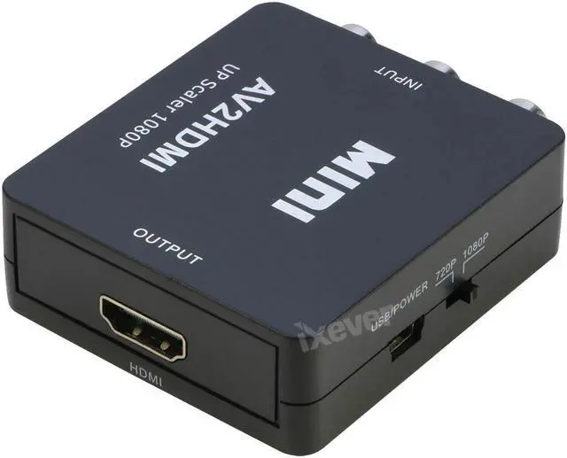 Alt view image 5 of 7 - IXEVER RCA to HDMI,AV to HDMI Converter, 1080P Mini RCA Composite CVBS Video Audio Converter Adapter Supporting PAL/NTSC for TV/PC/ PS3/ STB/Xbox VHS/VCR/Blue-Ray DVD Players