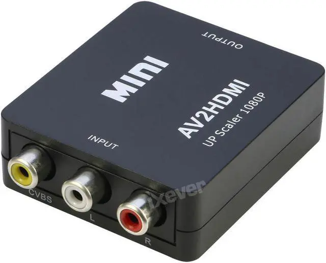 Alt view image 4 of 7 - IXEVER RCA to HDMI,AV to HDMI Converter, 1080P Mini RCA Composite CVBS Video Audio Converter Adapter Supporting PAL/NTSC for TV/PC/ PS3/ STB/Xbox VHS/VCR/Blue-Ray DVD Players