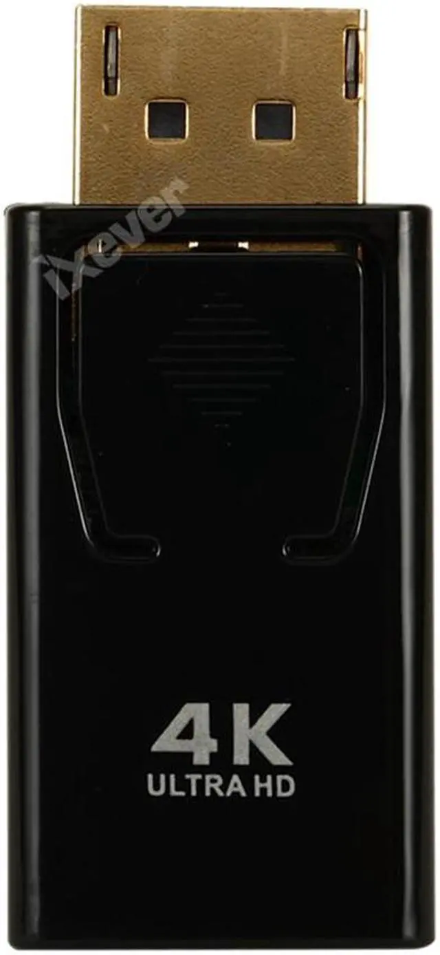 Alt view image 7 of 7 - 4K DisplayPort to HDMI Adapter [2-Pack], iXever DP Display Port to HDMI Female Converter Adaptor Full HD 1080p 3D, Only Transferring Signal from Display Port DP(Source) to HDMI (Monitor)