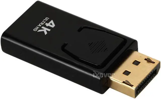 Alt view image 6 of 7 - 4K DisplayPort to HDMI Adapter [2-Pack], iXever DP Display Port to HDMI Female Converter Adaptor Full HD 1080p 3D, Only Transferring Signal from Display Port DP(Source) to HDMI (Monitor)