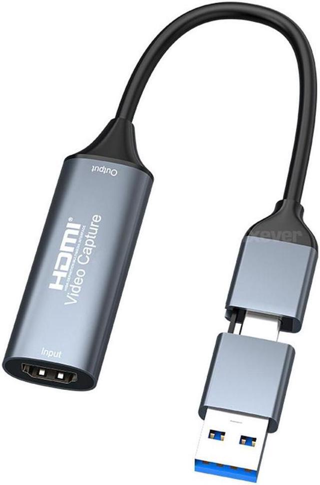 Alt view image 2 of 6 - HDMI Video Capture Card, iXever USB2.0 HDMI to USB C Audio Video Capture Card 4K 1080P for Gaming Live Streaming, Video Recorder, Support Windows Mac OS System, OBS Zoom, Quest 3 VR Switch PS4/5