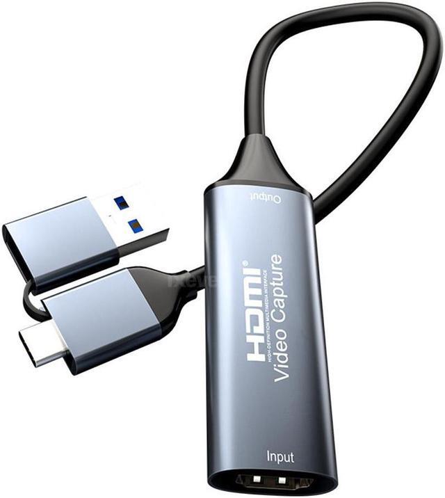 Alt view image 4 of 6 - HDMI Video Capture Card, iXever USB2.0 HDMI to USB C Audio Video Capture Card 4K 1080P for Gaming Live Streaming, Video Recorder, Support Windows Mac OS System, OBS Zoom, Quest 3 VR Switch PS4/5