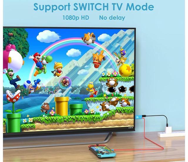 Alt view image 3 of 7 - USB C to HDMI Adapter Cable for Nintendo Switch Dock / OLED, Switch TV Dock, Steam Deck Dock Cable with 4K 1080P with HDMI Output Adapter and 100W Charging Port