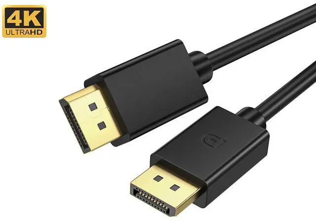 Main image of DisplayPort Cable, IXEVER DP Cable v1.2 Display Port to Display Port [6.6FT], [4K@144Hz,4K@60Hz,2K@165Hz], High Speed Gold-Plated Display Port Cord for Gaming Monitor, Graphics Card, TV, PC, Laptop