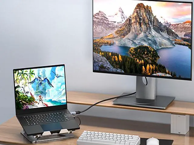 Alt view image 5 of 7 - HDMI Input to DisplayPort Adapter 4K 60Hz 1080P 120Hz, IXEVER HDMI (Source) to DP (Display) Converter Male to Female for Laptop,AMD,NVIDIA,PS5,Xbox and More, Uni-Directional