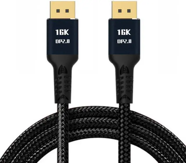 Alt view image 3 of 7 - CY 100cm DisplayPort 2.0 DP to DP Cable 16K 60hz Cable Ultra-HD UHD DP 1.4 8K 120hz for PC Laptop TV