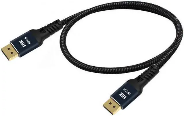 Alt view image 6 of 7 - CY 100cm DisplayPort 2.0 DP to DP Cable 16K 60hz Cable Ultra-HD UHD DP 1.4 8K 120hz for PC Laptop TV