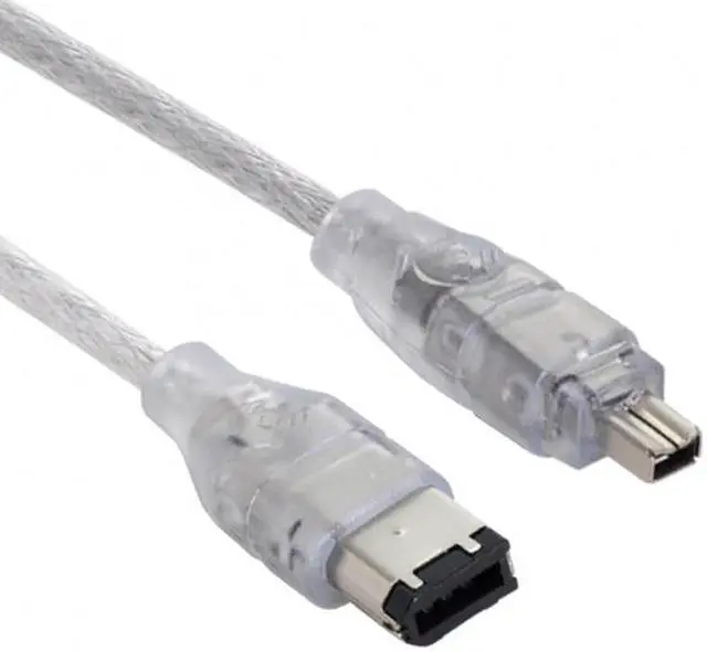 Alt view image 5 of 5 - Jimier 1394 6Pin to Firewire 400 IEEE 1394 4 Pin Male iLink Adapter Cord Cable for Camera Camcorder
