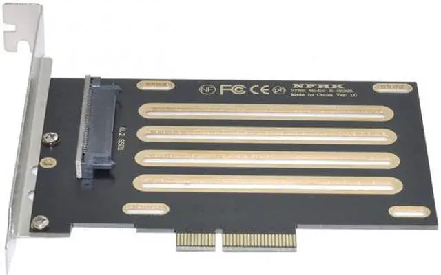 Alt view image 2 of 7 - Chenyang PCI-E 3.0 x4 Lane to U.2 U2 Kit SFF-8639 Host Adapter for Intel Motherboard & 750 NVMe PCIe SSD