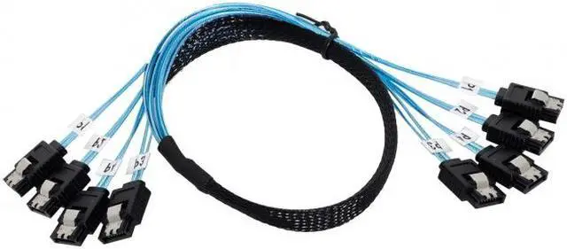 Main image of Chenyang Internal SAS 4 SATA Host to 4 SATA 7pin Target Hard Disk 6Gbps Data Server Raid Cable 50cm