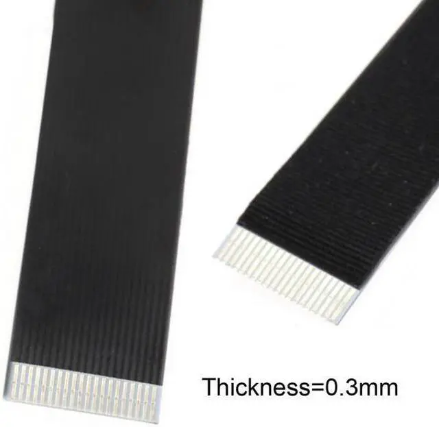 Alt view image 5 of 7 - CY Right Angled USB 2.0 Type-A Male to USB-C Type-C Male Data Flat Slim FPC Cable for FPV and Disk and Phone