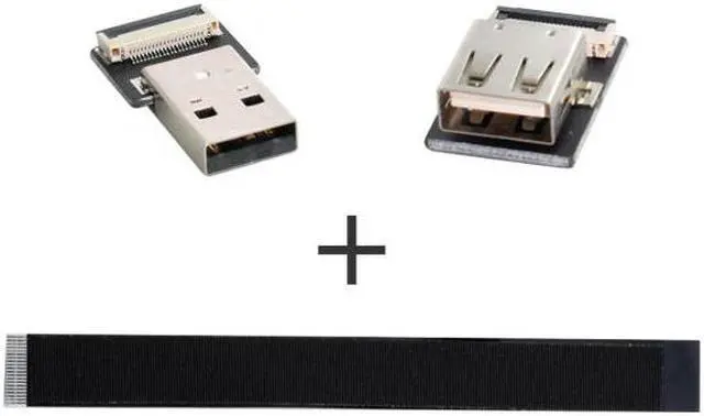 Alt view image 4 of 7 - Xiwai USB 2.0 Type-A Male to Female Extension Data Flat Slim FPC Cable for FPV and Disk and Scanner and Printer