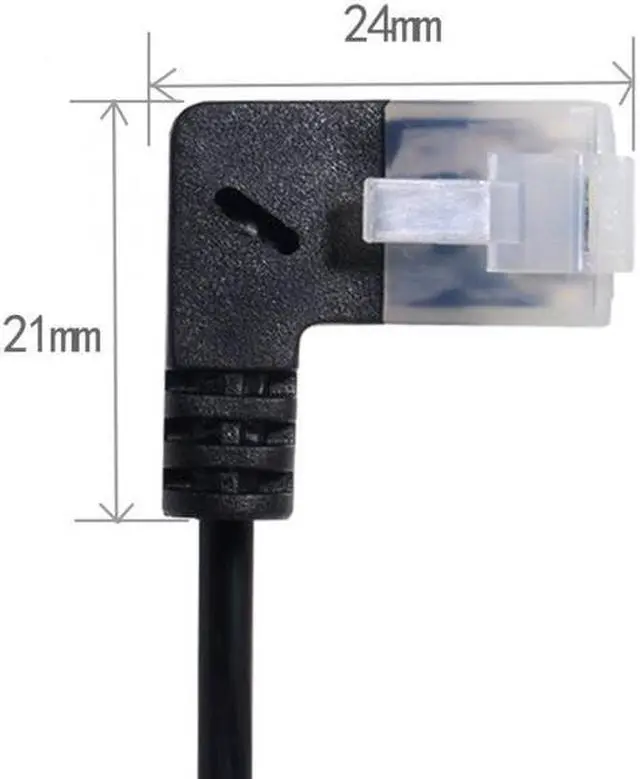 Alt view image 5 of 7 - CY Ultra Slim Cat6 Ethernet Cable RJ45 Left Angled to Straight UTP Network Cable Patch Cord 90 Degree Cat6a Lan for Laptop Router TV BOX