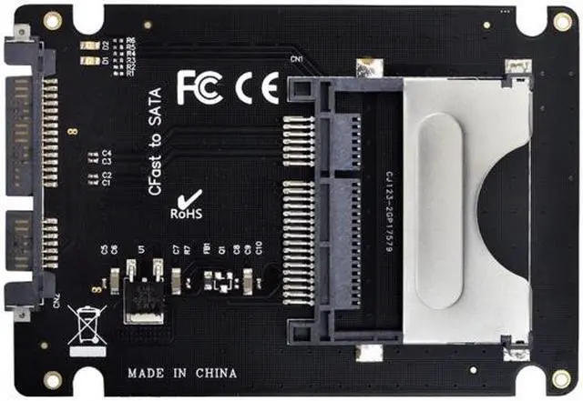 Alt view image 5 of 7 - Cablecc CFast to USB-C USB3.0 & SATA Card Adapter 2.5" Case SSD HDD CFast Card Reader for PC Laptop