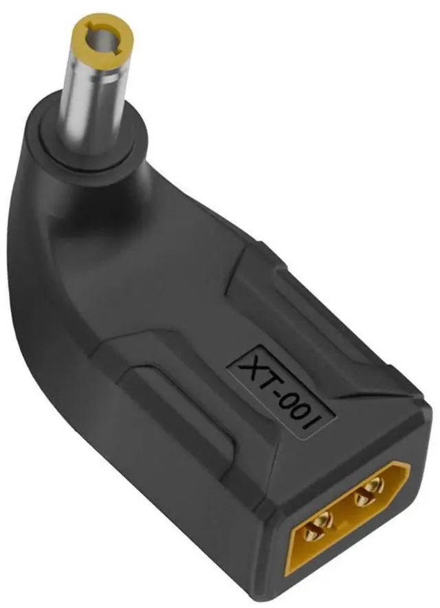 Main image of Cablecc XT60 Male SC100 Protocol to DC 5.5x2.5mm Male Fast Charging Angled Vertical Adapter for RC Lipo Battery Quadcopter Multicopter Aeromodelling