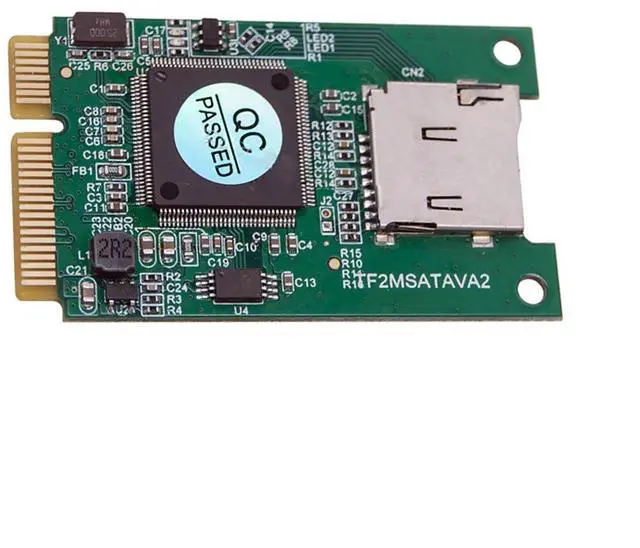 Main image of Cablecc 30x50mm MSATA to Micro SD T-Flash TF Card Rearder Adapter Embedded for Industrial Mobile SSD
