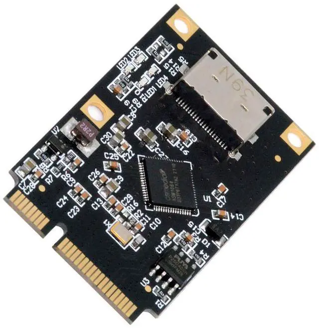 Main image of Cablecc Mini PCI-E PCI Express to Oculink SFF-8612 SFF-8611 SATA 3.0 Four Ports Adapter Converter 6Gbps Disk Extension Card for SSD