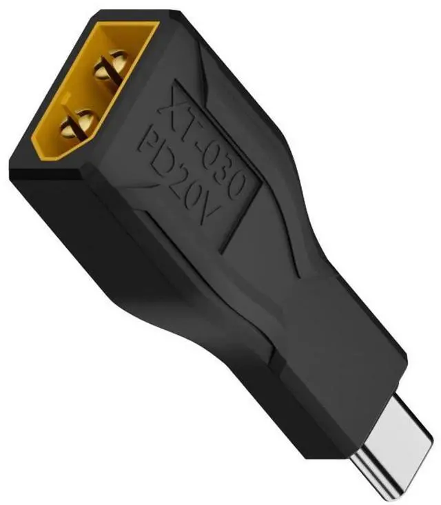 Main image of Cablecc Type-C Male Input 100W 20V 5A PD to XT60 Male Output SC100 Protocol Fast Charging Adapter for RC Lipo Battery Quadcopter