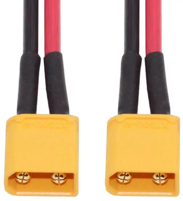 Main image of Cablecc XT30 Male to Male 18AWG Extension Cable Connector for RC Battery Portable Power Station Solar Panel